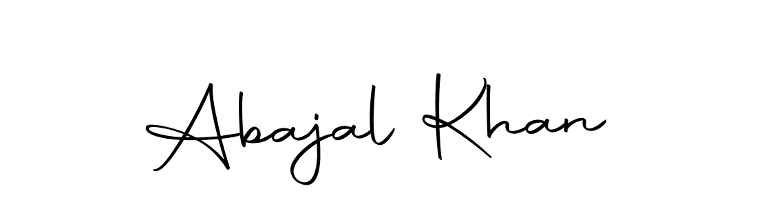 Design your own signature with our free online signature maker. With this signature software, you can create a handwritten (Autography-DOLnW) signature for name Abajal Khan. Abajal Khan signature style 10 images and pictures png