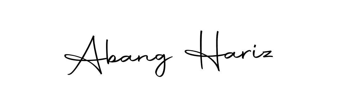 Also we have Abang Hariz name is the best signature style. Create professional handwritten signature collection using Autography-DOLnW autograph style. Abang Hariz signature style 10 images and pictures png