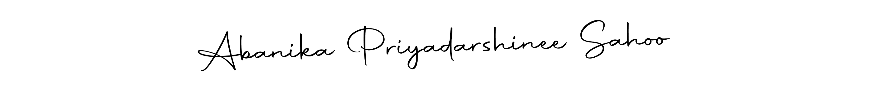 This is the best signature style for the Abanika Priyadarshinee Sahoo name. Also you like these signature font (Autography-DOLnW). Mix name signature. Abanika Priyadarshinee Sahoo signature style 10 images and pictures png