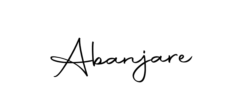 if you are searching for the best signature style for your name Abanjare. so please give up your signature search. here we have designed multiple signature styles  using Autography-DOLnW. Abanjare signature style 10 images and pictures png