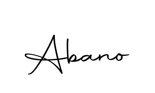 Make a beautiful signature design for name Abano. Use this online signature maker to create a handwritten signature for free. Abano signature style 10 images and pictures png