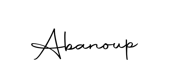 Here are the top 10 professional signature styles for the name Abanoup. These are the best autograph styles you can use for your name. Abanoup signature style 10 images and pictures png