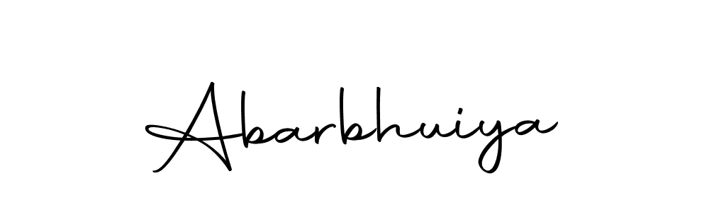 How to make Abarbhuiya name signature. Use Autography-DOLnW style for creating short signs online. This is the latest handwritten sign. Abarbhuiya signature style 10 images and pictures png