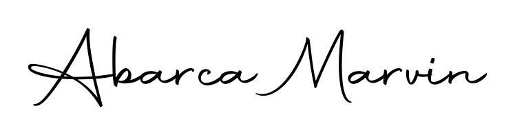 Create a personalized artistic stamp with Abarca Marvin in Autography-DOLnW font. Perfect for visual artists, designers, and influencers. Abarca Marvin signature style 10 images and pictures png