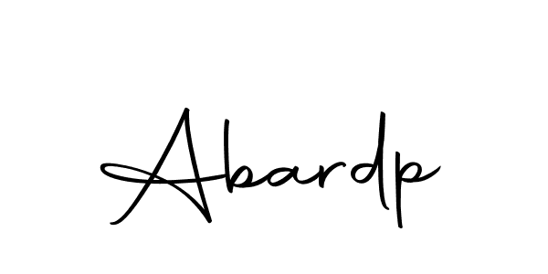 The best way (Autography-DOLnW) to make a short signature is to pick only two or three words in your name. The name Abardp include a total of six letters. For converting this name. Abardp signature style 10 images and pictures png