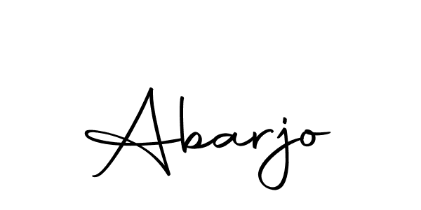 Abarjo stylish signature style. Best Handwritten Sign (Autography-DOLnW) for my name. Handwritten Signature Collection Ideas for my name Abarjo. Abarjo signature style 10 images and pictures png