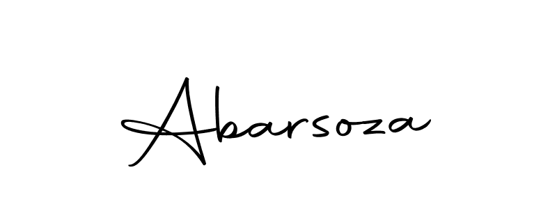 You can use this online signature creator to create a handwritten signature for the name Abarsoza. This is the best online autograph maker. Abarsoza signature style 10 images and pictures png