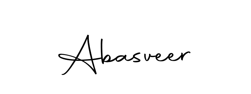 You can use this online signature creator to create a handwritten signature for the name Abasveer. This is the best online autograph maker. Abasveer signature style 10 images and pictures png