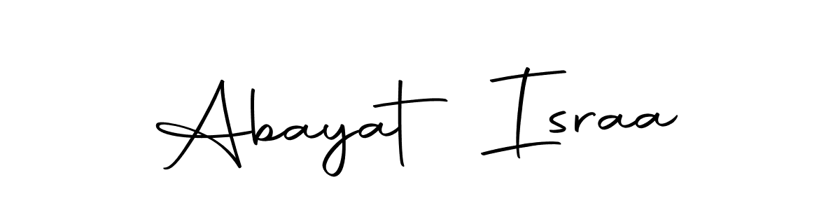 if you are searching for the best signature style for your name Abayat Israa. so please give up your signature search. here we have designed multiple signature styles  using Autography-DOLnW. Abayat Israa signature style 10 images and pictures png