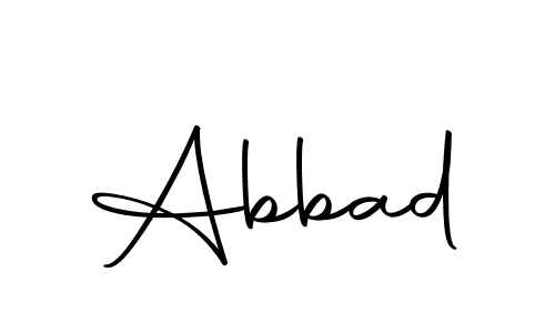 Create a beautiful signature design for name Abbad. With this signature (Autography-DOLnW) fonts, you can make a handwritten signature for free. Abbad signature style 10 images and pictures png