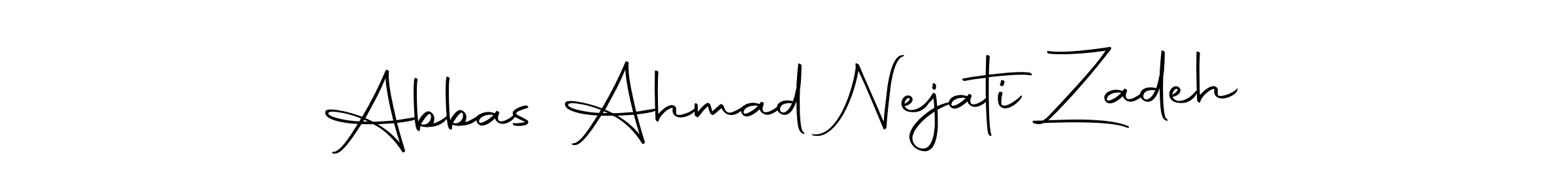 The best way (Autography-DOLnW) to make a short signature is to pick only two or three words in your name. The name Abbas Ahmad Nejati Zadeh include a total of six letters. For converting this name. Abbas Ahmad Nejati Zadeh signature style 10 images and pictures png