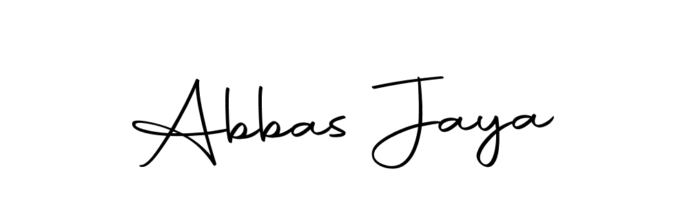 Create a beautiful signature design for name Abbas Jaya. With this signature (Autography-DOLnW) fonts, you can make a handwritten signature for free. Abbas Jaya signature style 10 images and pictures png