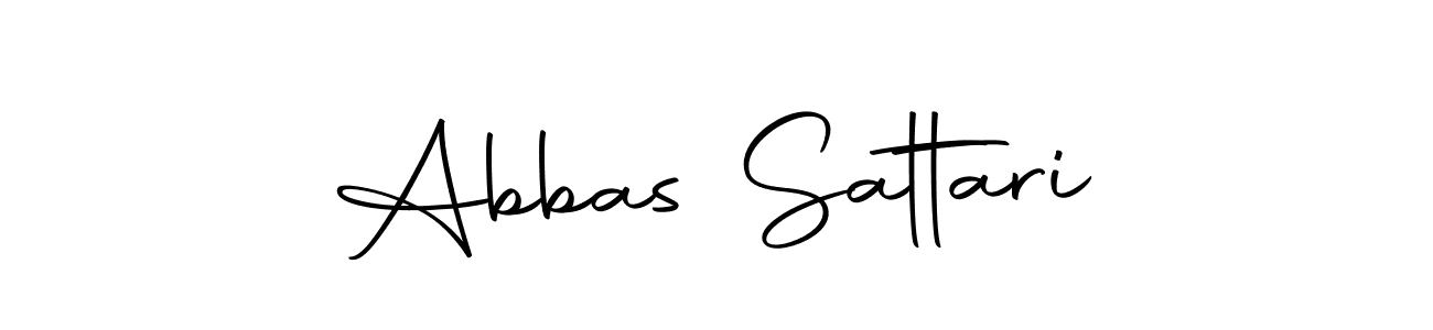 Design your own signature with our free online signature maker. With this signature software, you can create a handwritten (Autography-DOLnW) signature for name Abbas Sattari. Abbas Sattari signature style 10 images and pictures png