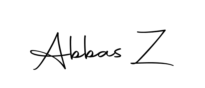 Also we have Abbas Z name is the best signature style. Create professional handwritten signature collection using Autography-DOLnW autograph style. Abbas Z signature style 10 images and pictures png