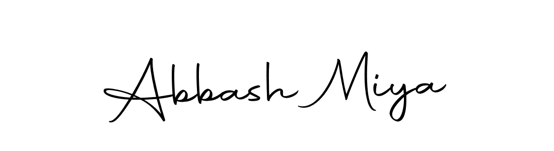 Use a signature maker to create a handwritten signature online. With this signature software, you can design (Autography-DOLnW) your own signature for name Abbash Miya. Abbash Miya signature style 10 images and pictures png