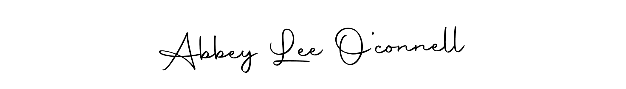 It looks lik you need a new signature style for name Abbey Lee O’connell. Design unique handwritten (Autography-DOLnW) signature with our free signature maker in just a few clicks. Abbey Lee O’connell signature style 10 images and pictures png