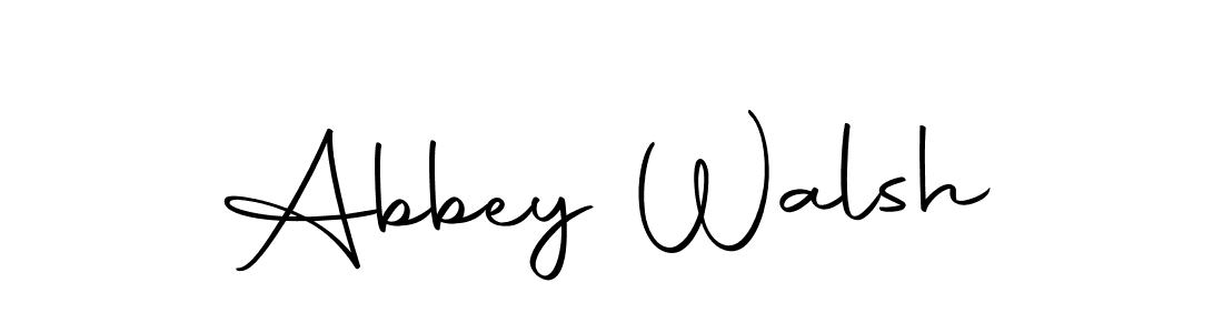 Design your own signature with our free online signature maker. With this signature software, you can create a handwritten (Autography-DOLnW) signature for name Abbey Walsh. Abbey Walsh signature style 10 images and pictures png