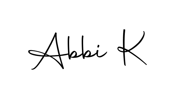 How to Draw Abbi K signature style? Autography-DOLnW is a latest design signature styles for name Abbi K. Abbi K signature style 10 images and pictures png