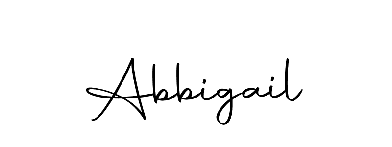Design your own signature with our free online signature maker. With this signature software, you can create a handwritten (Autography-DOLnW) signature for name Abbigail. Abbigail signature style 10 images and pictures png