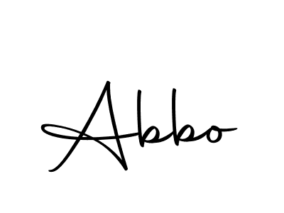 Create a beautiful signature design for name Abbo. With this signature (Autography-DOLnW) fonts, you can make a handwritten signature for free. Abbo signature style 10 images and pictures png