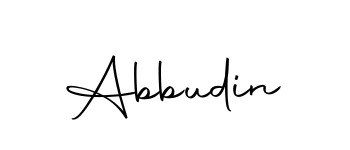 Here are the top 10 professional signature styles for the name Abbudin. These are the best autograph styles you can use for your name. Abbudin signature style 10 images and pictures png