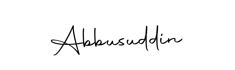 Make a beautiful signature design for name Abbusuddin. With this signature (Autography-DOLnW) style, you can create a handwritten signature for free. Abbusuddin signature style 10 images and pictures png