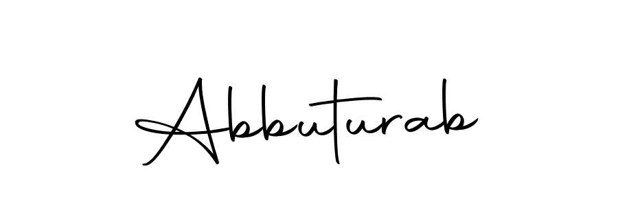 Create a beautiful signature design for name Abbuturab. With this signature (Autography-DOLnW) fonts, you can make a handwritten signature for free. Abbuturab signature style 10 images and pictures png