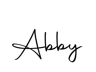 How to make Abby signature? Autography-DOLnW is a professional autograph style. Create handwritten signature for Abby name. Abby signature style 10 images and pictures png