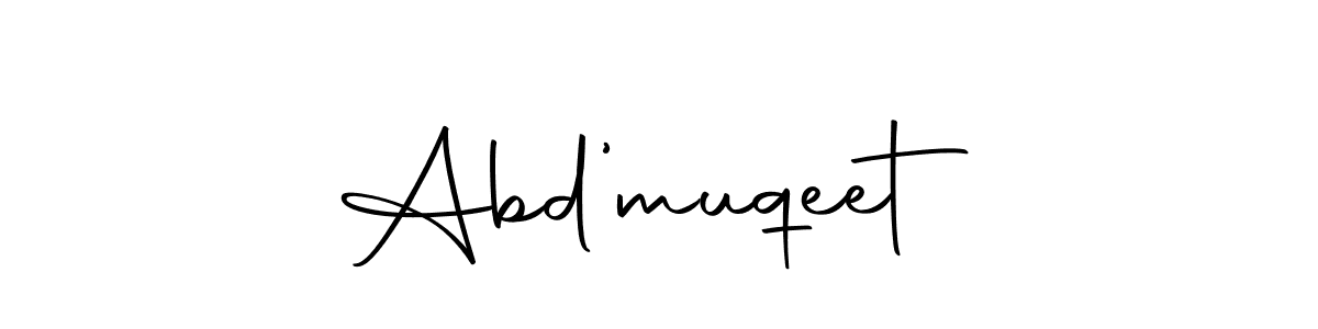 Make a beautiful signature design for name Abd’muqeet. Use this online signature maker to create a handwritten signature for free. Abd’muqeet signature style 10 images and pictures png