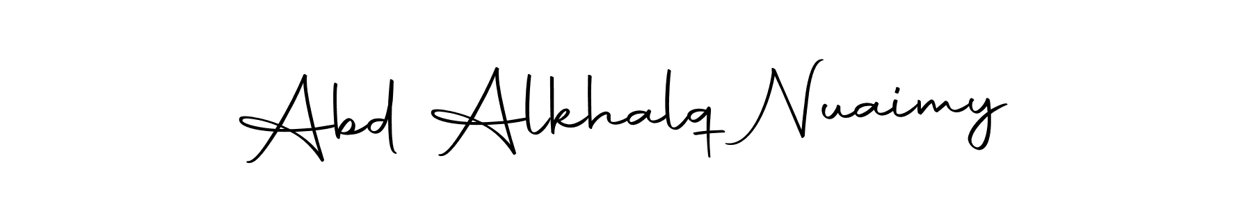 Make a beautiful signature design for name Abd Alkhalq Nuaimy. With this signature (Autography-DOLnW) style, you can create a handwritten signature for free. Abd Alkhalq Nuaimy signature style 10 images and pictures png