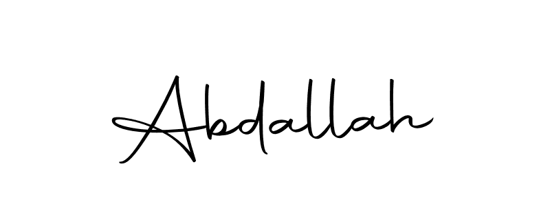 How to make Abdallah signature? Autography-DOLnW is a professional autograph style. Create handwritten signature for Abdallah name. Abdallah signature style 10 images and pictures png