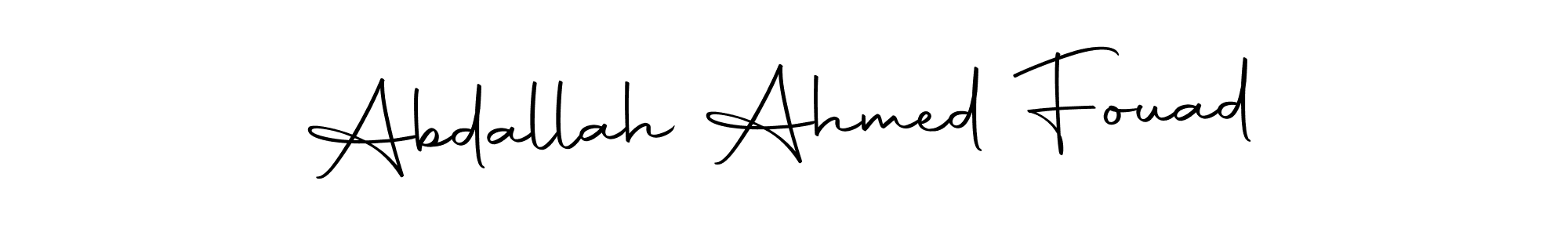 Design your own signature with our free online signature maker. With this signature software, you can create a handwritten (Autography-DOLnW) signature for name Abdallah Ahmed Fouad. Abdallah Ahmed Fouad signature style 10 images and pictures png