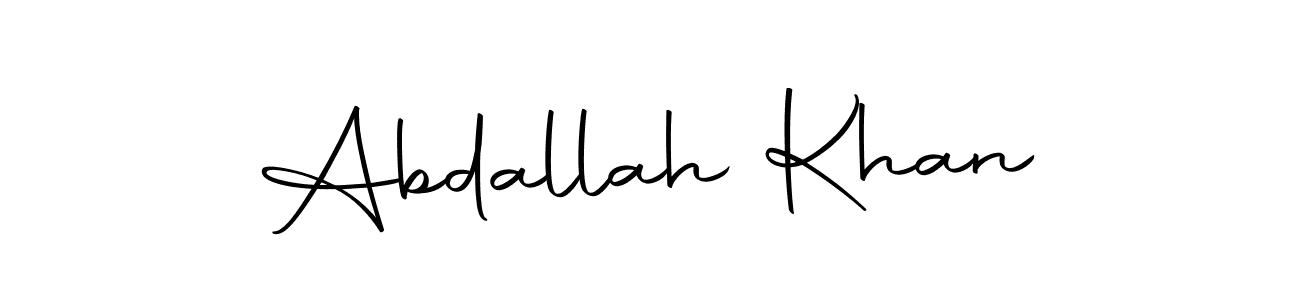 Make a beautiful signature design for name Abdallah Khan. Use this online signature maker to create a handwritten signature for free. Abdallah Khan signature style 10 images and pictures png