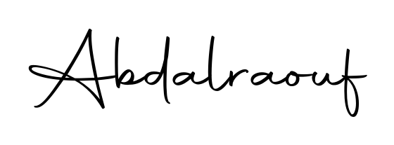 Master the art of signing with Abdalraouf written in fluent Autography-DOLnW script. A great template to practice and refine your handwriting. Abdalraouf signature style 10 images and pictures png