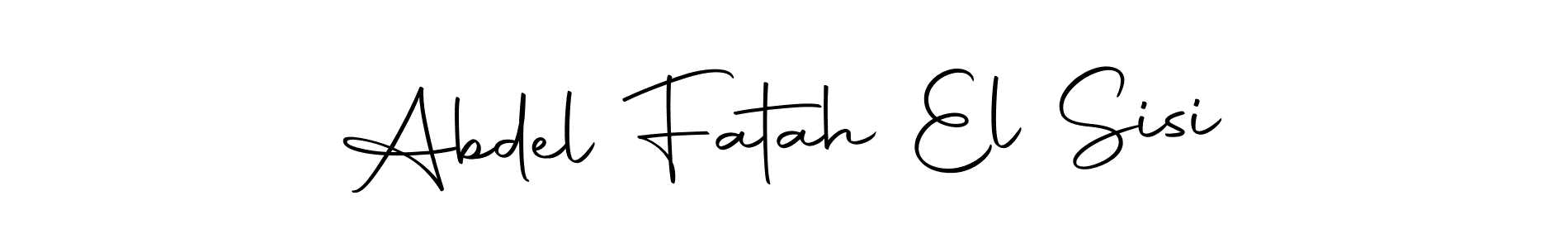 Abdel Fatah El Sisi stylish signature style. Best Handwritten Sign (Autography-DOLnW) for my name. Handwritten Signature Collection Ideas for my name Abdel Fatah El Sisi. Abdel Fatah El Sisi signature style 10 images and pictures png