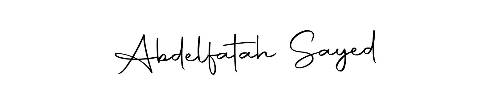 It looks lik you need a new signature style for name Abdelfatah Sayed. Design unique handwritten (Autography-DOLnW) signature with our free signature maker in just a few clicks. Abdelfatah Sayed signature style 10 images and pictures png