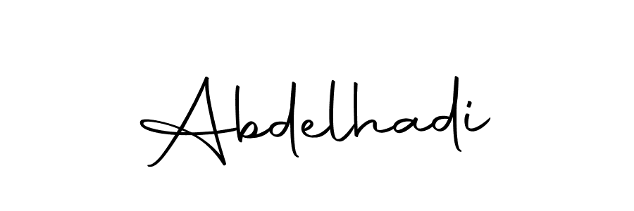 You should practise on your own different ways (Autography-DOLnW) to write your name (Abdelhadi) in signature. don't let someone else do it for you. Abdelhadi signature style 10 images and pictures png