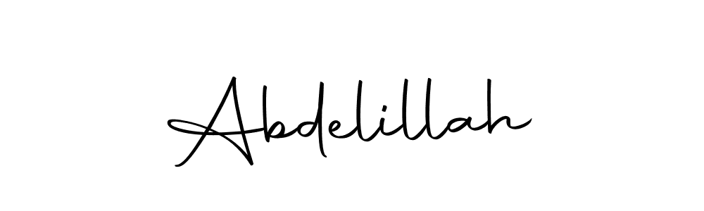 if you are searching for the best signature style for your name Abdelillah. so please give up your signature search. here we have designed multiple signature styles  using Autography-DOLnW. Abdelillah signature style 10 images and pictures png