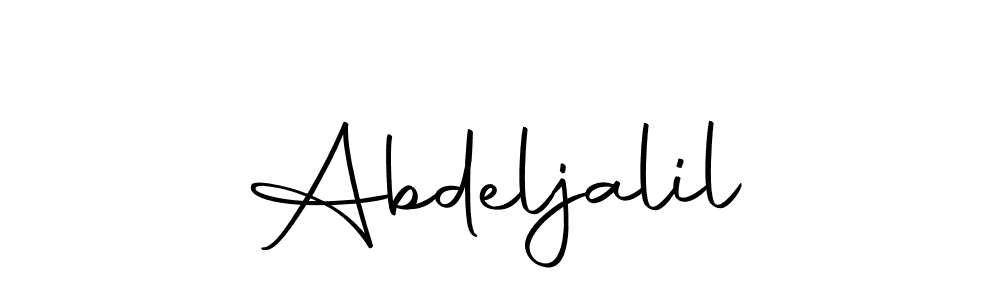 It looks lik you need a new signature style for name Abdeljalil. Design unique handwritten (Autography-DOLnW) signature with our free signature maker in just a few clicks. Abdeljalil signature style 10 images and pictures png