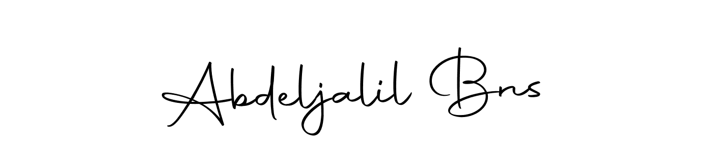 Here are the top 10 professional signature styles for the name Abdeljalil Bns. These are the best autograph styles you can use for your name. Abdeljalil Bns signature style 10 images and pictures png