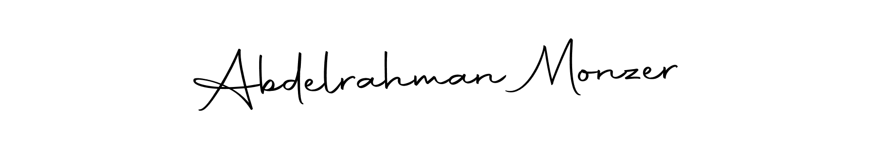 It looks lik you need a new signature style for name Abdelrahman Monzer. Design unique handwritten (Autography-DOLnW) signature with our free signature maker in just a few clicks. Abdelrahman Monzer signature style 10 images and pictures png