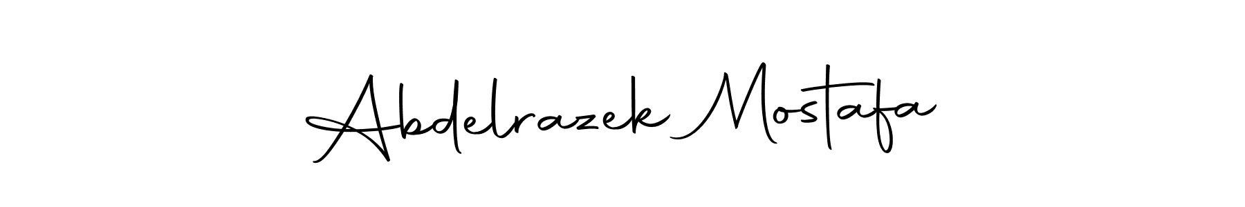 Make a short Abdelrazek Mostafa signature style. Manage your documents anywhere anytime using Autography-DOLnW. Create and add eSignatures, submit forms, share and send files easily. Abdelrazek Mostafa signature style 10 images and pictures png