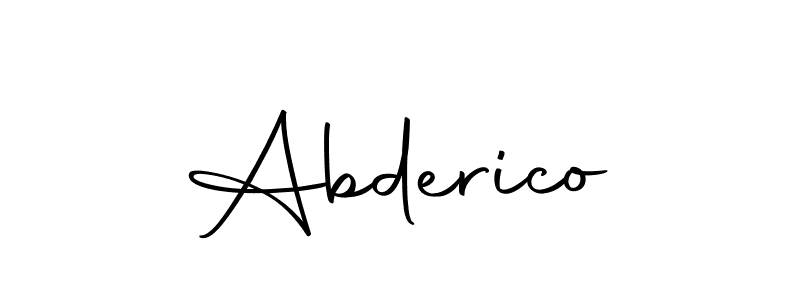 if you are searching for the best signature style for your name Abderico. so please give up your signature search. here we have designed multiple signature styles  using Autography-DOLnW. Abderico signature style 10 images and pictures png
