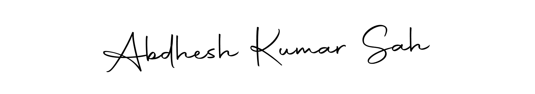 You should practise on your own different ways (Autography-DOLnW) to write your name (Abdhesh Kumar Sah) in signature. don't let someone else do it for you. Abdhesh Kumar Sah signature style 10 images and pictures png