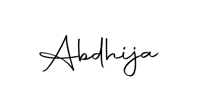 You should practise on your own different ways (Autography-DOLnW) to write your name (Abdhija) in signature. don't let someone else do it for you. Abdhija signature style 10 images and pictures png