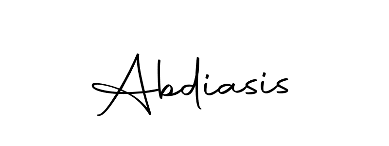 Design your own signature with our free online signature maker. With this signature software, you can create a handwritten (Autography-DOLnW) signature for name Abdiasis. Abdiasis signature style 10 images and pictures png