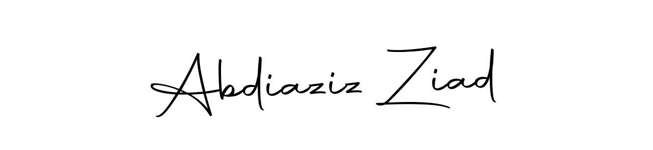 Make a beautiful signature design for name Abdiaziz Ziad. Use this online signature maker to create a handwritten signature for free. Abdiaziz Ziad signature style 10 images and pictures png