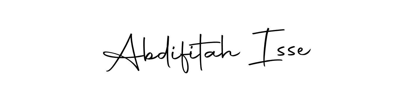 How to make Abdifitah Isse signature? Autography-DOLnW is a professional autograph style. Create handwritten signature for Abdifitah Isse name. Abdifitah Isse signature style 10 images and pictures png