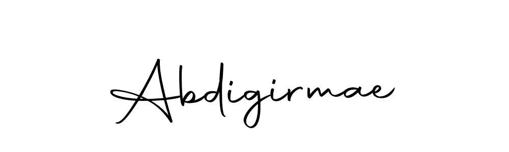 How to make Abdigirmae signature? Autography-DOLnW is a professional autograph style. Create handwritten signature for Abdigirmae name. Abdigirmae signature style 10 images and pictures png