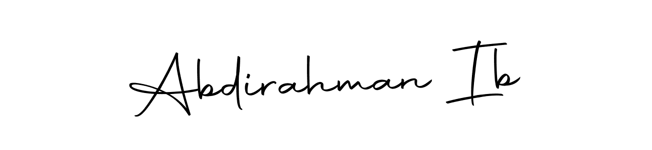 You should practise on your own different ways (Autography-DOLnW) to write your name (Abdirahman Ib) in signature. don't let someone else do it for you. Abdirahman Ib signature style 10 images and pictures png